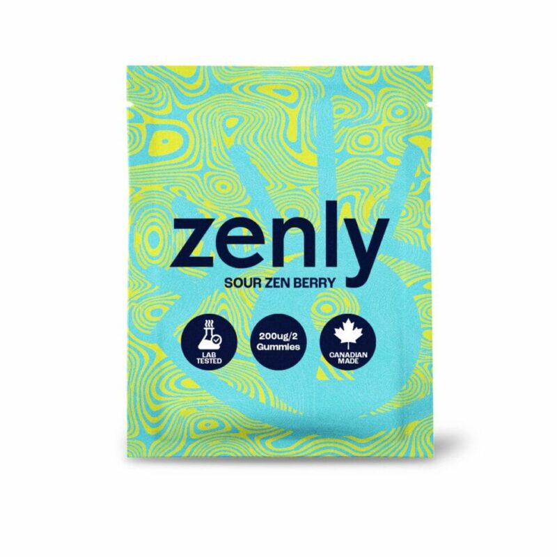 Zenly – LSD Gummies – Sour Zen Berry – 200ug  (100ug per gummy)