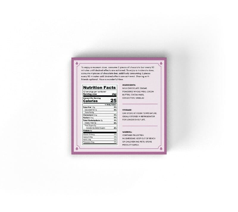 Wonder – Psilocybin Chocolate Bar – Milk Chocolate – Golden Teacher Wonder – Psilocybin Chocolate Bar – Milk Chocolate – Golden Teacher - Image 2