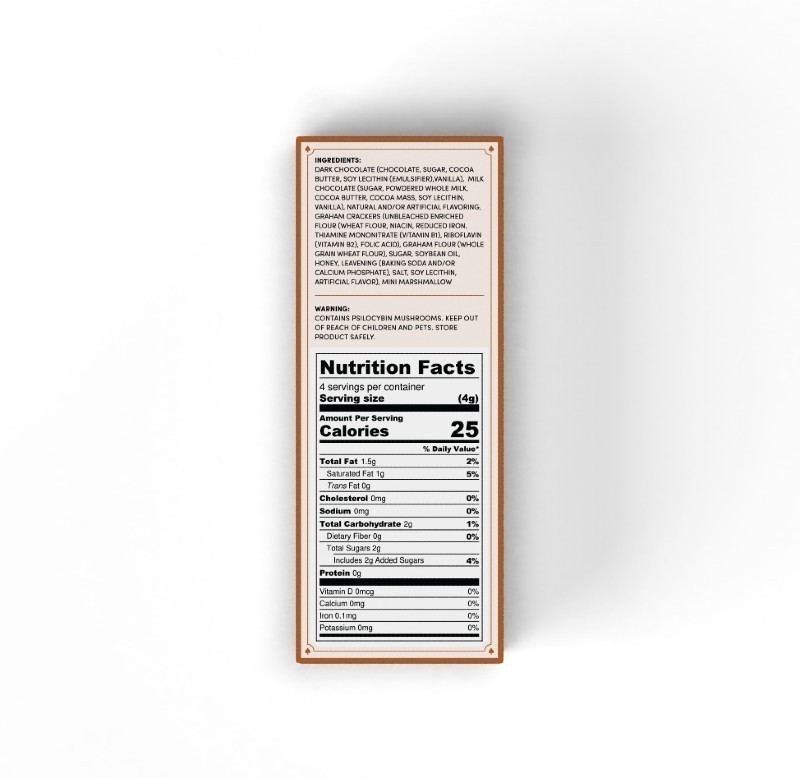 Wonder – Psilocybin Chocolate Bar – S’mores Wonder – Psilocybin Chocolate Bar – S’mores - Image 7